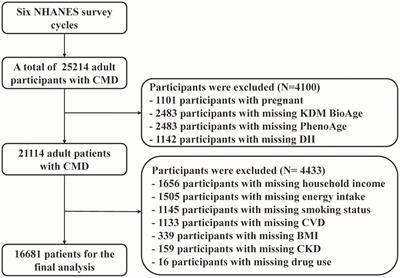 Effect of dietary inflammatory potential on the aging acceleration for cardiometabolic disease: A population-based study